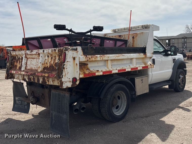 image for item EA4551 2008 Ford F450 Super Duty dump truck