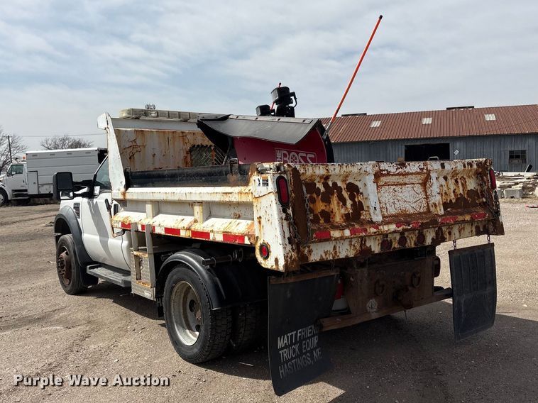 image for item EA4551 2008 Ford F450 Super Duty dump truck
