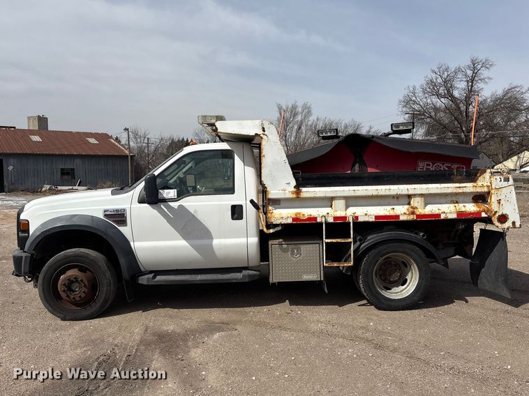 image for item EA4551 2008 Ford F450 Super Duty dump truck