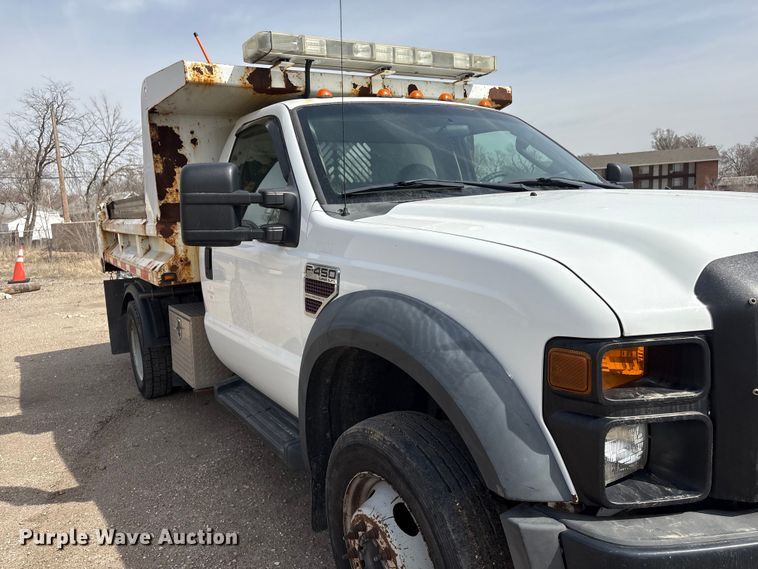 image for item EA4551 2008 Ford F450 Super Duty dump truck