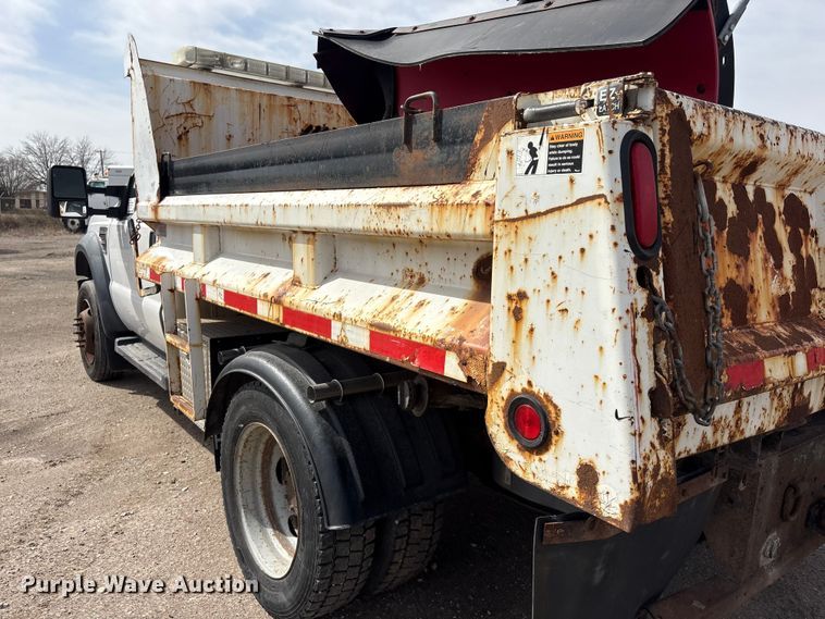 image for item EA4551 2008 Ford F450 Super Duty dump truck