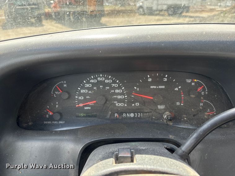 image for item EA4553 2004 Ford F350 Super Duty Ext. Cab utility bed pickup truck