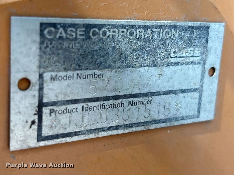 image for item EA4557 2004 Case 570 MXT landscape tractor