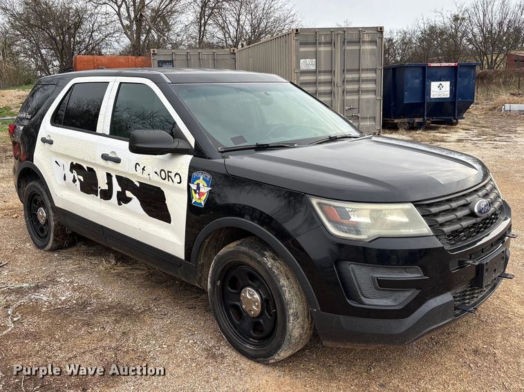 image for item EA7952 2016 Ford Explorer Police SUV