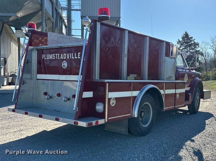 image for item ED2462 1969 GMC 6500 V-Eight pumper fire truck