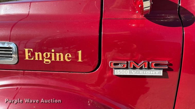 image for item ED2462 1969 GMC 6500 V-Eight pumper fire truck