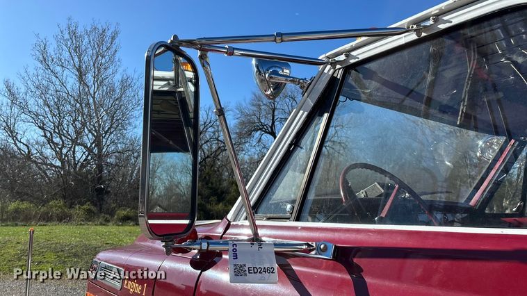 image for item ED2462 1969 GMC 6500 V-Eight pumper fire truck