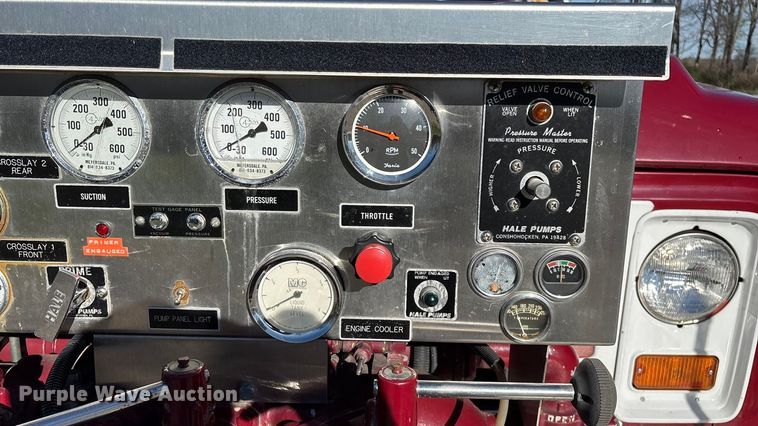 image for item ED2462 1969 GMC 6500 V-Eight pumper fire truck