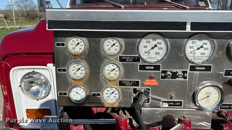 image for item ED2462 1969 GMC 6500 V-Eight pumper fire truck