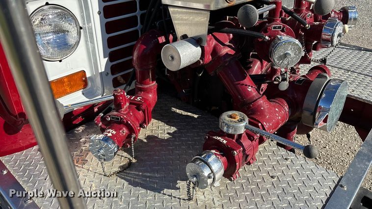 image for item ED2462 1969 GMC 6500 V-Eight pumper fire truck