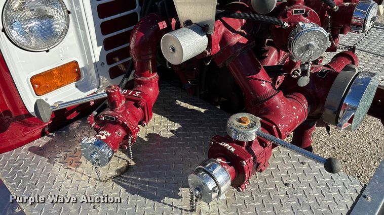 image for item ED2462 1969 GMC 6500 V-Eight pumper fire truck