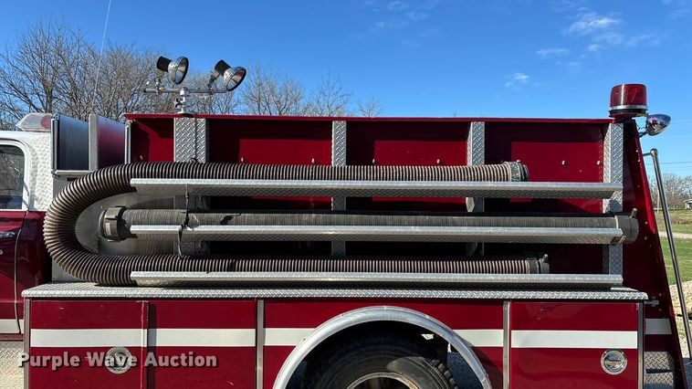 image for item ED2462 1969 GMC 6500 V-Eight pumper fire truck