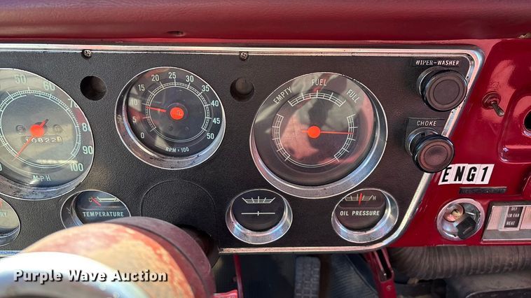 image for item ED2462 1969 GMC 6500 V-Eight pumper fire truck