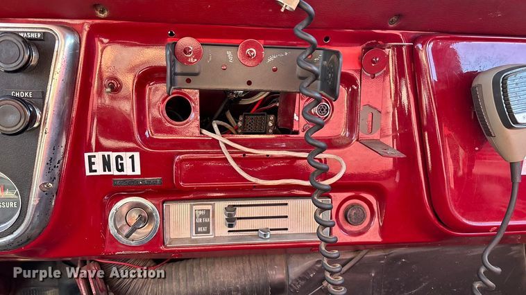 image for item ED2462 1969 GMC 6500 V-Eight pumper fire truck