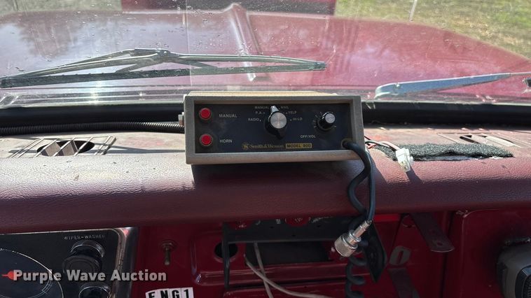 image for item ED2462 1969 GMC 6500 V-Eight pumper fire truck