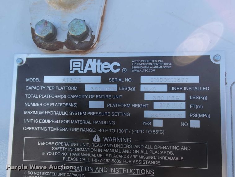 image for item EG2736 2009 Ford F450 Super Duty bucket truck