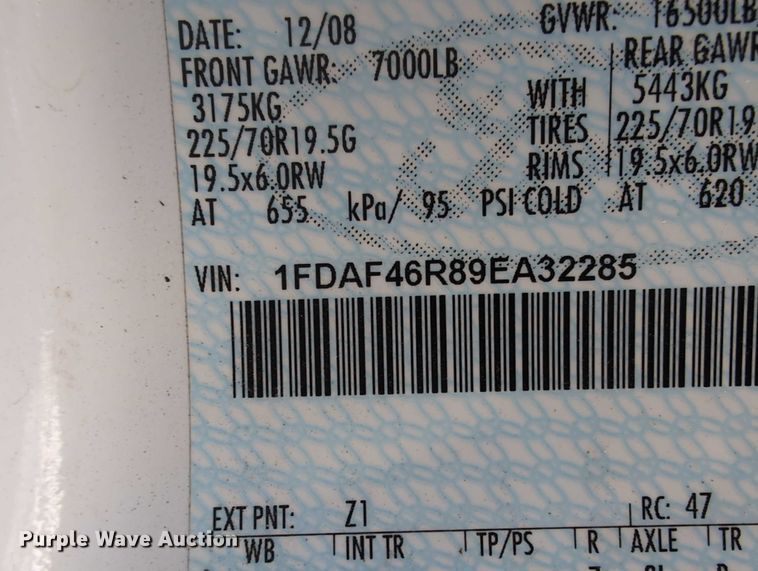 image for item EG2736 2009 Ford F450 Super Duty bucket truck