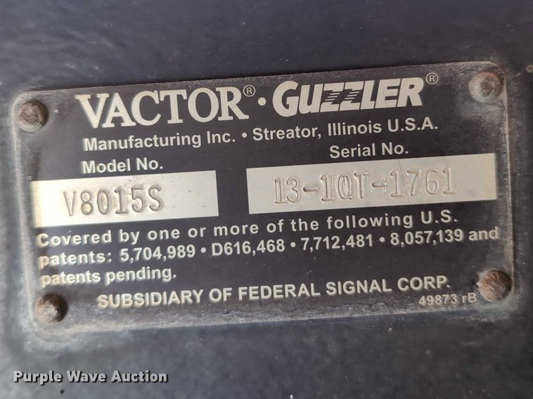 image for item EG2738 2014 Peterbilt 365 sewer jetter truck