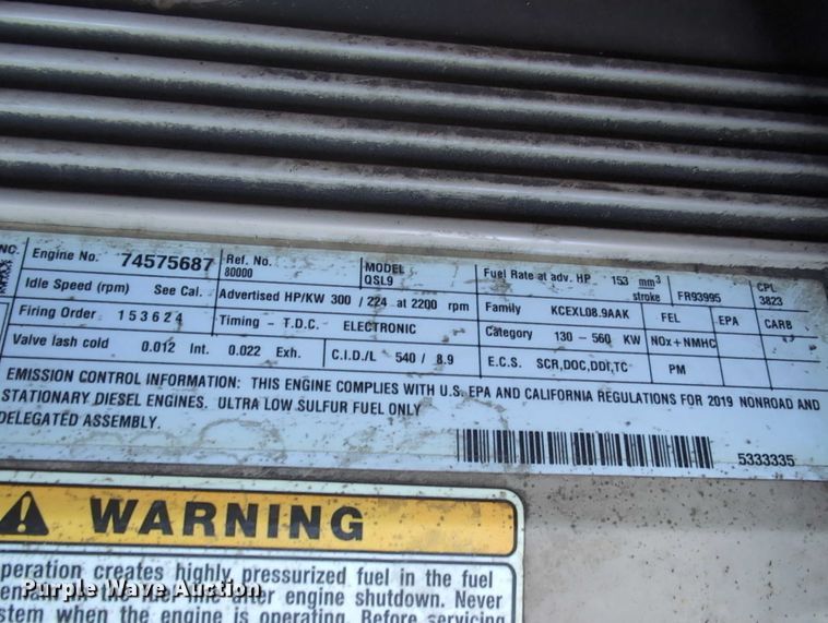 image for item EG2739 2020 Wausau MP Blower snow blower