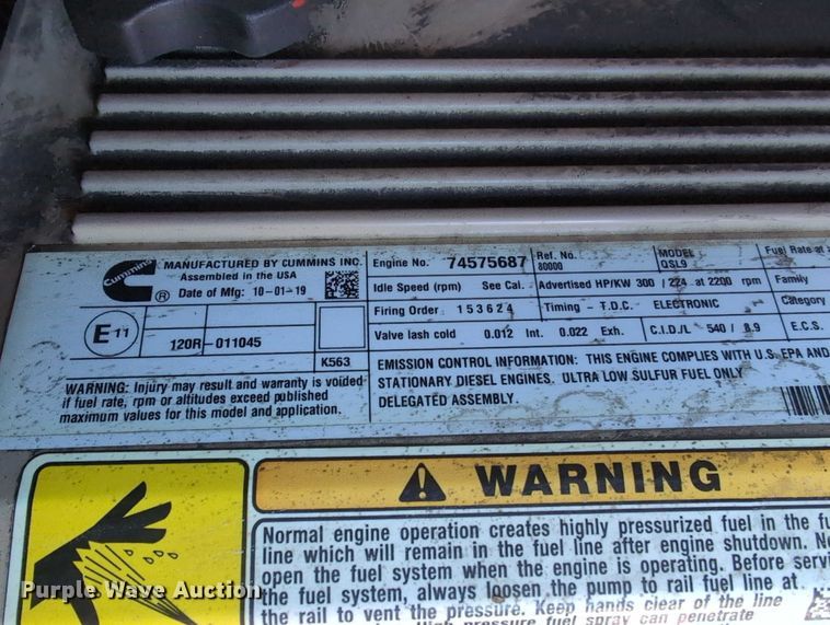 image for item EG2739 2020 Wausau MP Blower snow blower