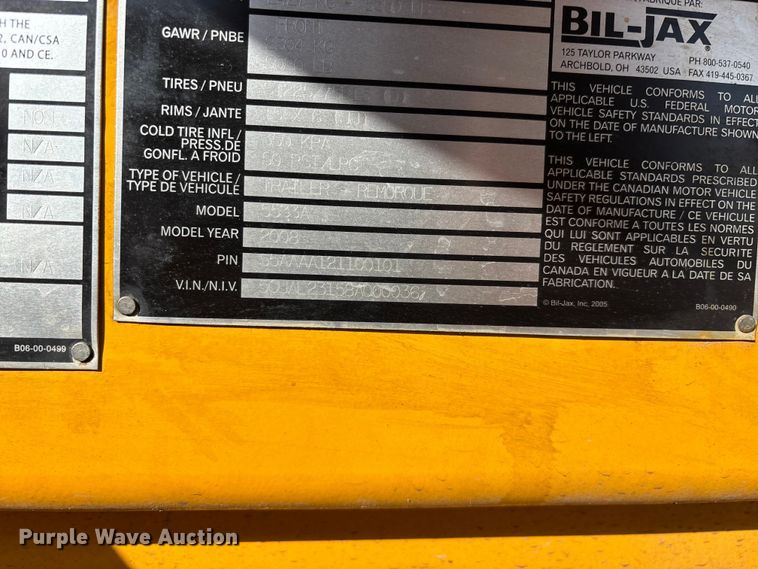 image for item EN5995 2008 Bil-Jax 5533A boom lift