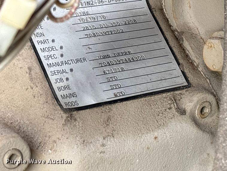 image for item EN5996 U.S. Department of Defense MEP-805A generator