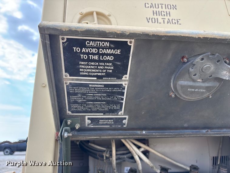 image for item EN5996 U.S. Department of Defense MEP-805A generator