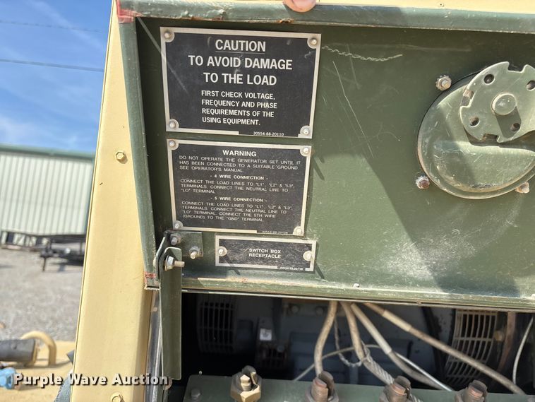 image for item EN5997 US Department of Defense MEP-804A generator