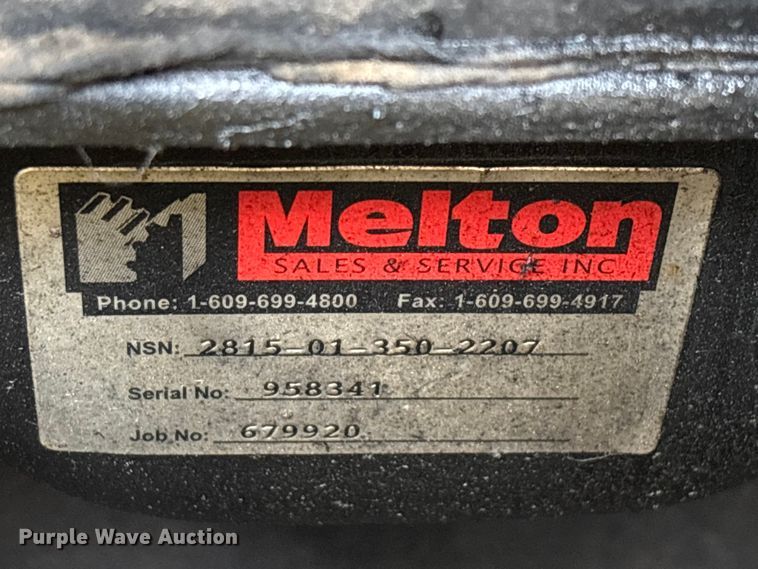 image for item EN5998 U.S Department of Defense MEP-804A generator