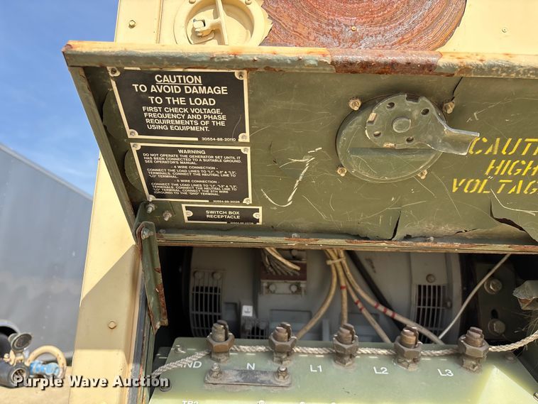 image for item EN5999 U.S Department of Defense MEP-804A  generator