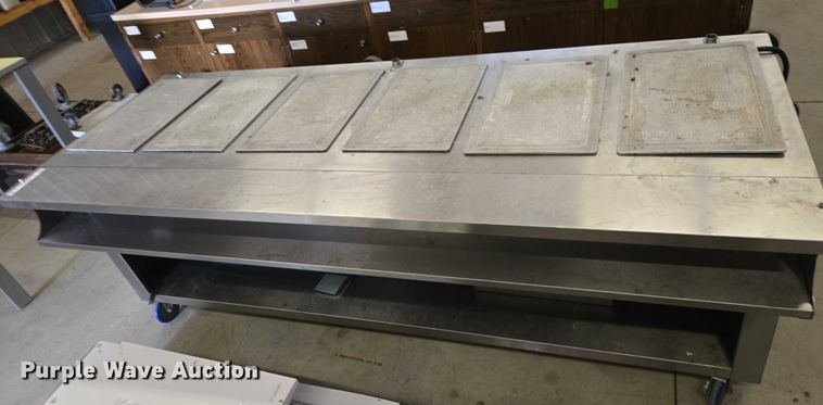 image for item ES2825 Advance Tabco HDSW-6-240-BS hot table