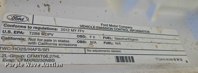 image for item ES2963 2012 Ford F250 Super Duty pickup truck