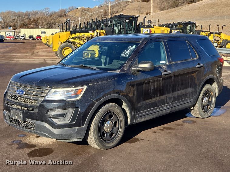image for item ES2965 2018 Ford Explorer Police Interceptor SUV