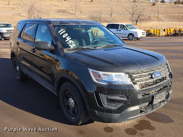 image for item ES2965 2018 Ford Explorer Police Interceptor SUV