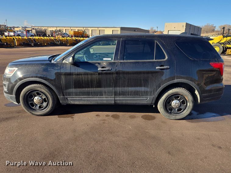 image for item ES2965 2018 Ford Explorer Police Interceptor SUV