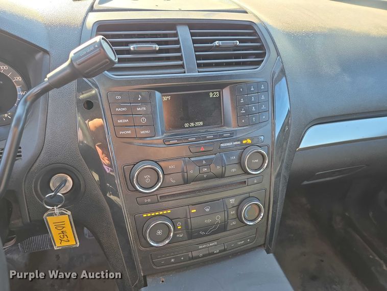 image for item ES2965 2018 Ford Explorer Police Interceptor SUV