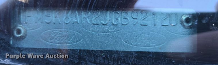 image for item ES2965 2018 Ford Explorer Police Interceptor SUV