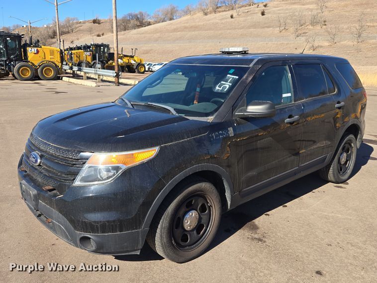 image for item ES2971 2013 Ford Explorer Police Interceptor SUV