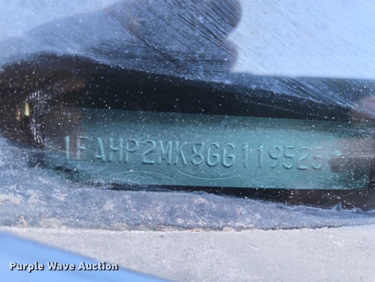 image for item ES2976 2016 Ford Taurus Police Interceptor 