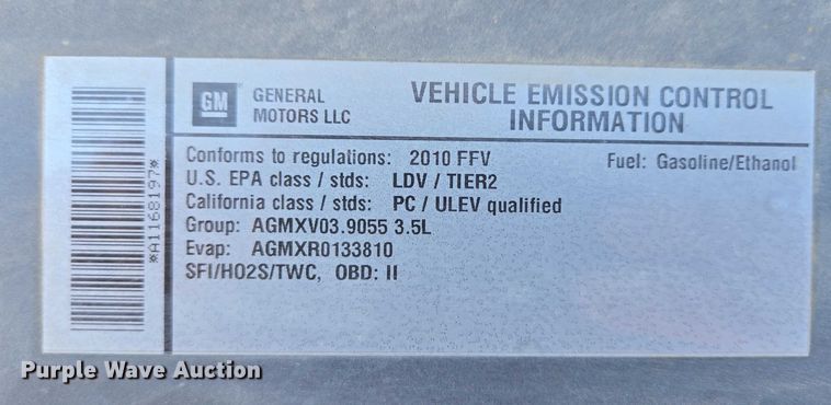 image for item ES2982 2010 Chevrolet Impala 