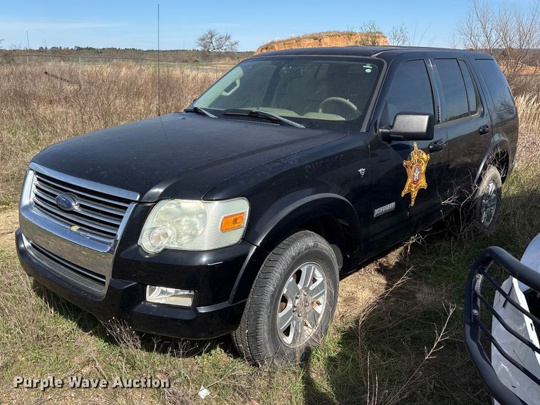 image for item ES8702 2008 Ford Explorer Police Interceptor SUV