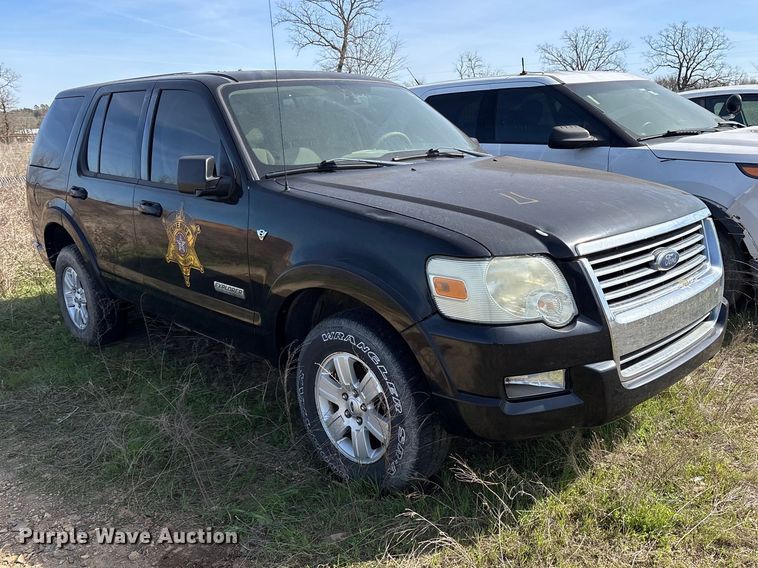 image for item ES8702 2008 Ford Explorer Police Interceptor SUV