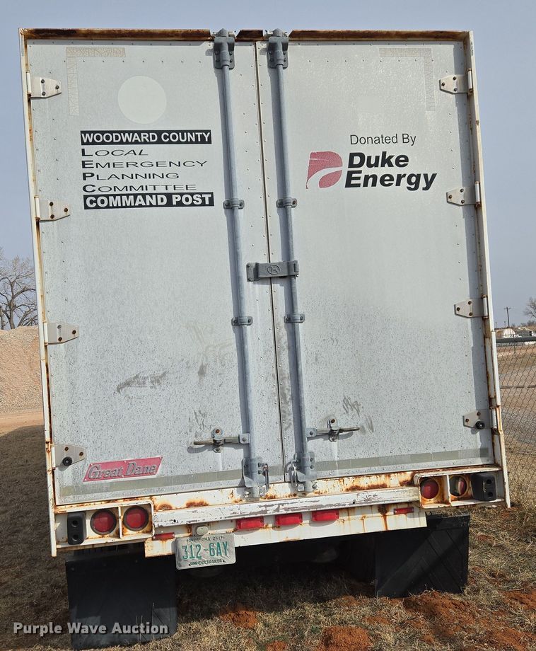 image for item ET1290 1994 Great Dane Trailers, INC dry van office trailer