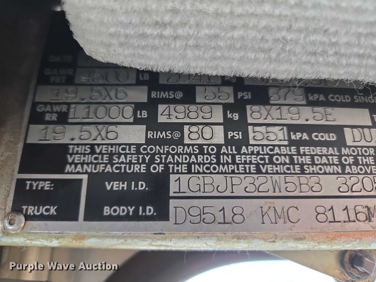 image for item ET1399 1981 Chevrolet P Series delivery van