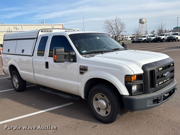 image for item ET1416 2008 Ford F250 Super Duty Ext. Cab pickup truck