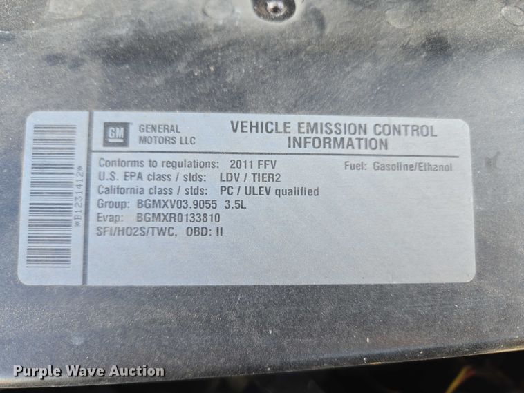 image for item ET1418 2011 Chevrolet Impala 