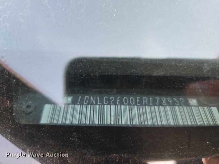 image for item ET1419 2014 Chevrolet Tahoe Police SUV