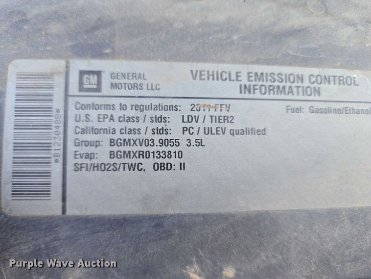 image for item ET1421 2011 Chevrolet Impala 