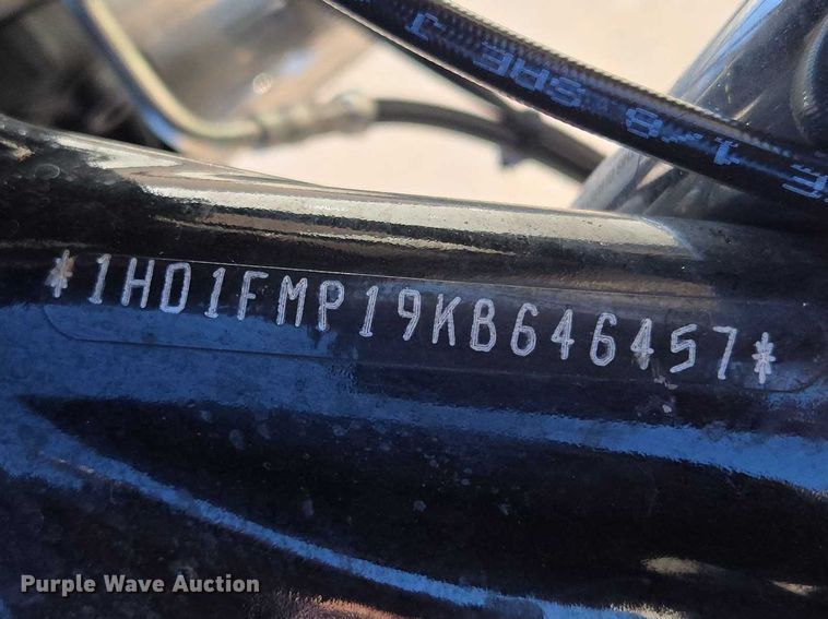 image for item ET1422 2019 Harley-Davidson Police Electra Glide motorcycle