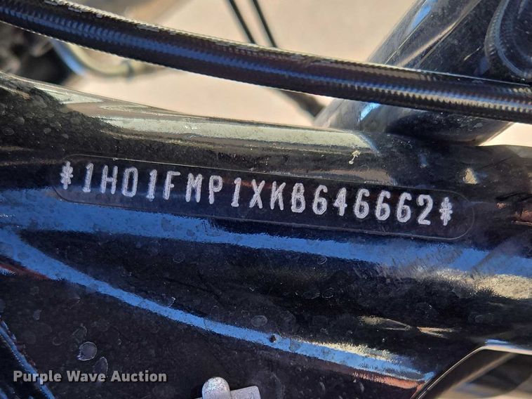 image for item ET1423 2019 Harley-Davidson Police Electra Glide motorcycle